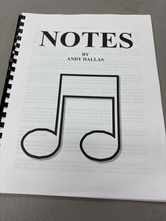 Notes by Andy Dallas