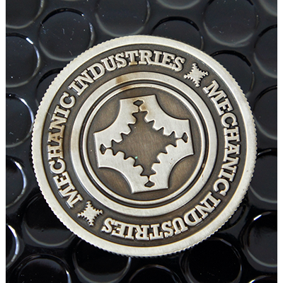 Full Dollar Coin, Gun Metal Grey by Mechanic Industries