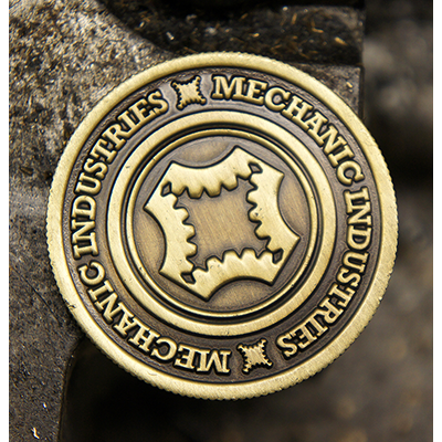 Half Dollar Coin, Bronze by Mechanic Industries