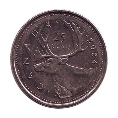 Coin Bite, Canadian Quarter