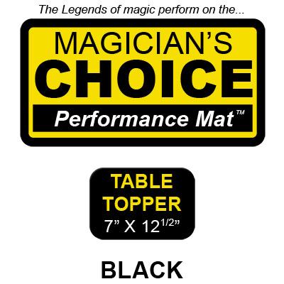 Table Topper Close-Up Mat, BLACK - 7x12.5 by Ronjo