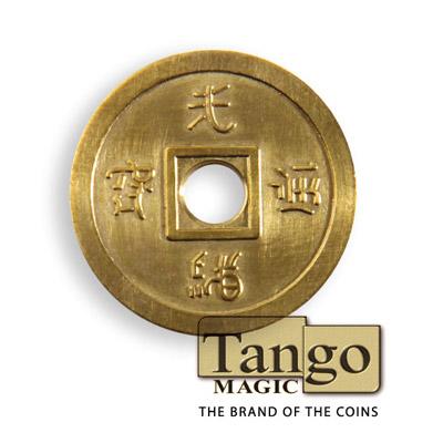 Normal Chinese coin Brass by Tango Magic