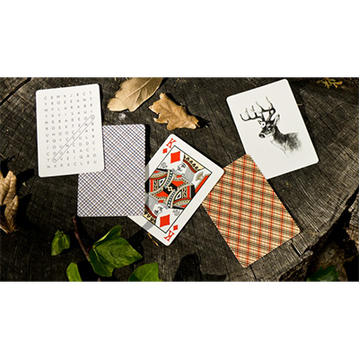 Vintage Plaid Playing Cards, California Blue by Dan and Dave Buck