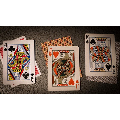 Vintage Plaid Playing Cards, California Blue by Dan and Dave Buck